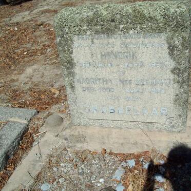 GROBBELAAR Hendrik 1878-1957 &amp; Magritha ZEEMAN 1880-1930