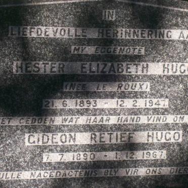 HUGO :: LE ROUX