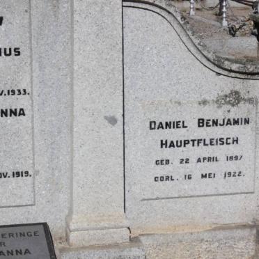 HAUPTFLEISCH Daniel Benjamin 1897-1922