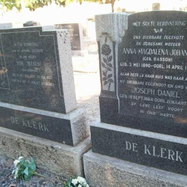 KLERK de :: BASSON  :: BARNARD