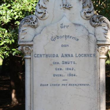 LOCHNER Gertruida Anna nee SMUTS 1842-1904