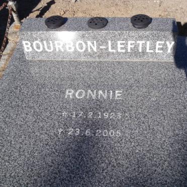 LEFTLEY Ronnie, Bourbon 1923-2005