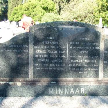 MINNAAR GRAVE