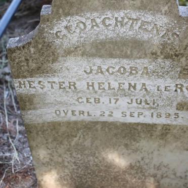 ROUX Hester Helena, le -1895