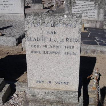 ROUX Claude J.J., le 1880-1942