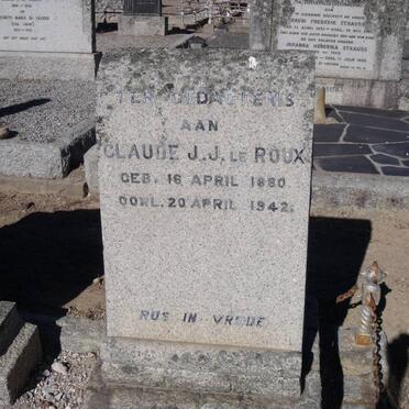 ROUX Claude J.J., le 1880-1942