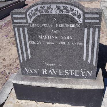 RAVESTEYN Martina Sara, van 1884-1961