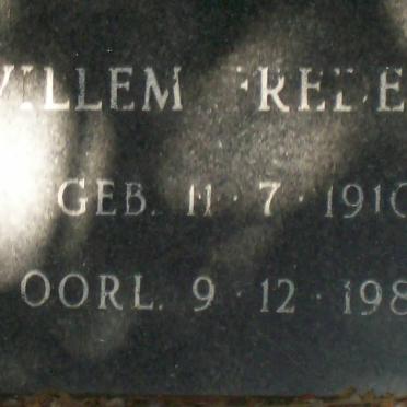 RIET Willem Frederik, van 1910-1988