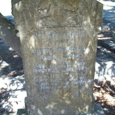 SADIE Aletta Christina Maria 1889-1924