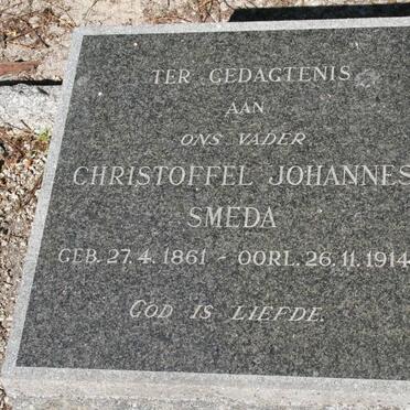 SMEDA Christoffel Johannes  1861-1914