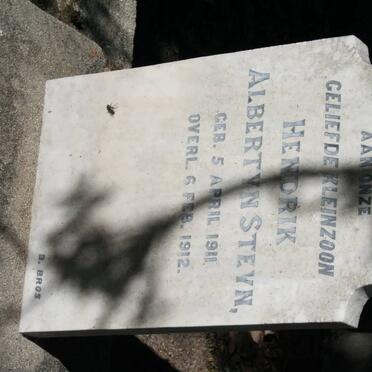 STEYN Hendrik Albertyn 1911-1912