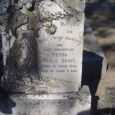 SADIE Petro Paula -1932