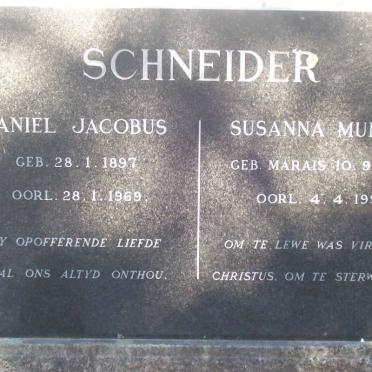 SCHNEIDER :: MARAIS