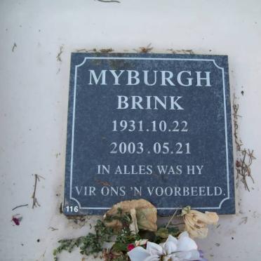 MYBURGH Brink 1931-2003