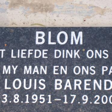 BLOM Louis Barend 1951-2008