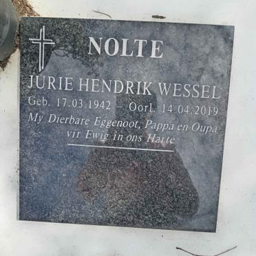NOLTE Jurie Hendrik Wessel 1942-2019