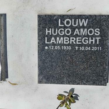 LOUW Hugo Amos Lambrecht 1930-2011