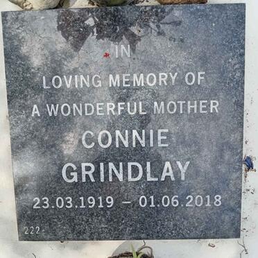 GRINDLAY Connie 1919-2018
