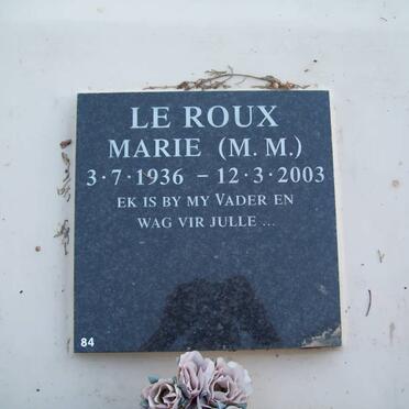 ROUX M.M., le 1936-2003