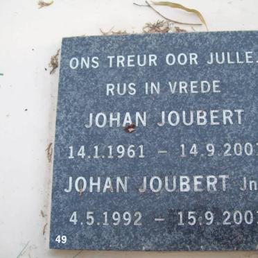 JOUBERT Johan 1961-2001 :: JOUBERT Johan 1992-2001