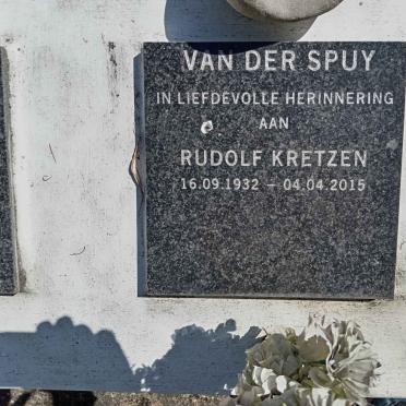 SPUY Rudolf Kretzen, van der 1932-2015