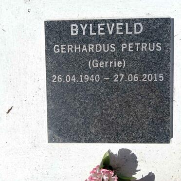 BYLEVELD Gerhardus Petrus 1940-2015