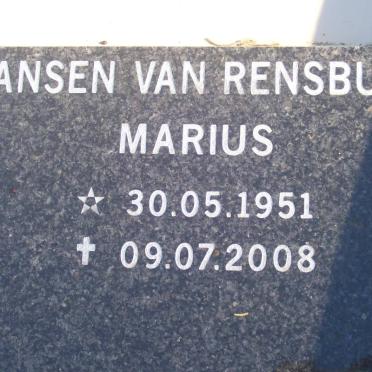 RENSBURG Marius, Jansen van 1951-2008