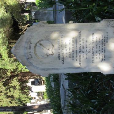TOERIEN Jacobus Petrus 1827-1907 &amp; Anna Jacoba Elizabeth DU TOIT 1833-1899 :: TOERIEN Maria Elizabeth 1868-1936