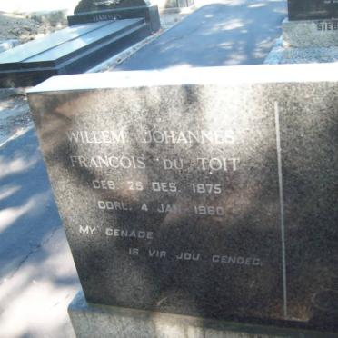 TOIT Willem Johannes Francois, du 1875-1960