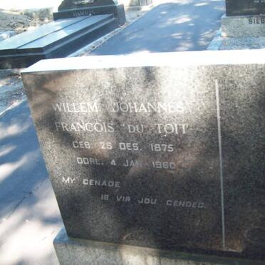 TOIT Willem Johannes Francois, du 1875-1960