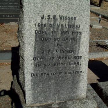 VISSER J.P. -1936 &amp; J.S. E. DE VILLIERS -1935