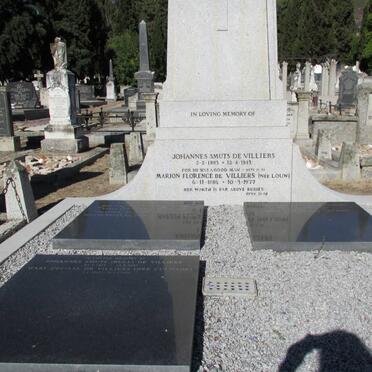 VILLIERS, de Grave