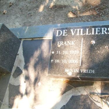 VILLIERS Frank, de 1929-2006