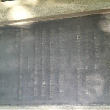 VILLIERS Jacobus Johannes, de 1824-1899 &amp; Alletta Williemina Petronella 1831-1879
