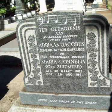 VILLIERS Adriaan Jacobus, de 1877-1952 &amp; Maria Cornelia ZUIDMEER 1883-1961 :: DE VILLIERS Rocco 1904-1950