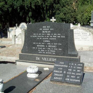 VILLIERS, de :: ARNDT 