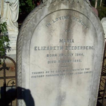 ZEEDERBERG Maria Elizabeth 1844-1895