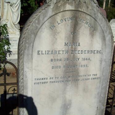 ZEEDERBERG Maria Elizabeth 1844-1895