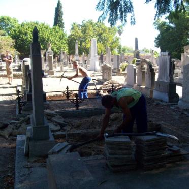 10. Restoration work in progress
