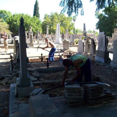 10. Restoration work in progress