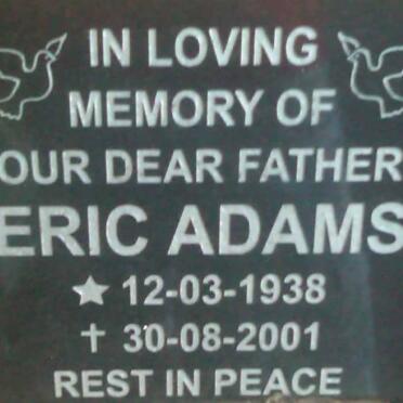 ADAMS Eric 1938-2001