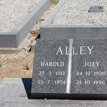 ALLEY Harold 1912-1974 &amp; Joey 1920-1996