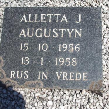 AUGUSTYN Alletta J. 1956-1958