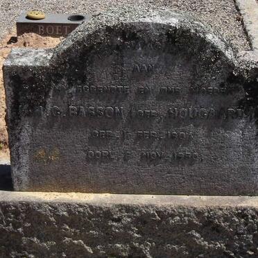 BASSON H.G. nee HOUGAARD 1904-1950