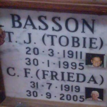 BASSON T.J. 1911-1995 &amp; C.F. 1919-2005