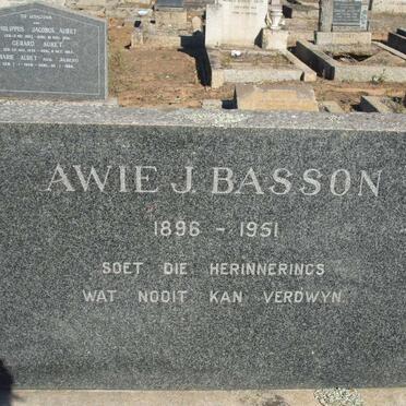 BASSON Awie J. 1896-1951