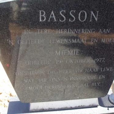BASSON Miemie -1977