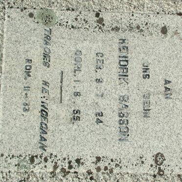 BASSON Hendrik 1924-1955