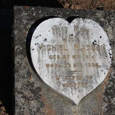 BASSON Michiel 1914-1938