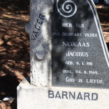 BARNARD Nicolaas Jacobus 1911-1969